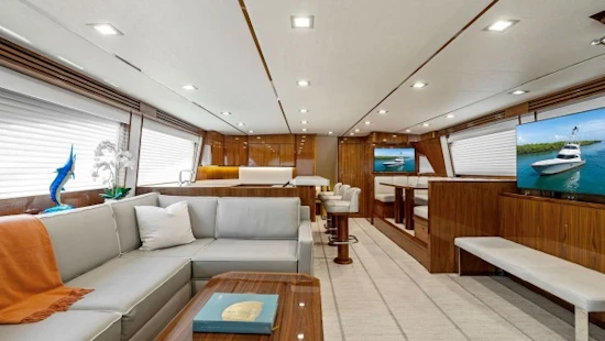 Viking 80 Enclosed Bridge Yacht For Sale