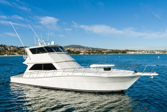 Viking Enclosed Bridge Yacht For Sale