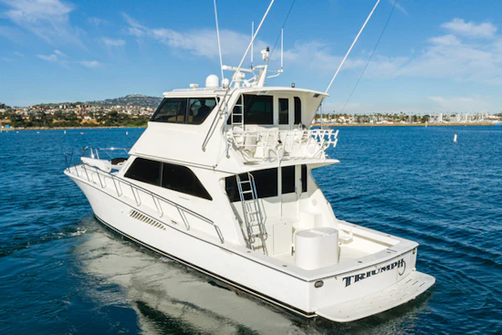 Viking Enclosed Bridge Yacht For Sale